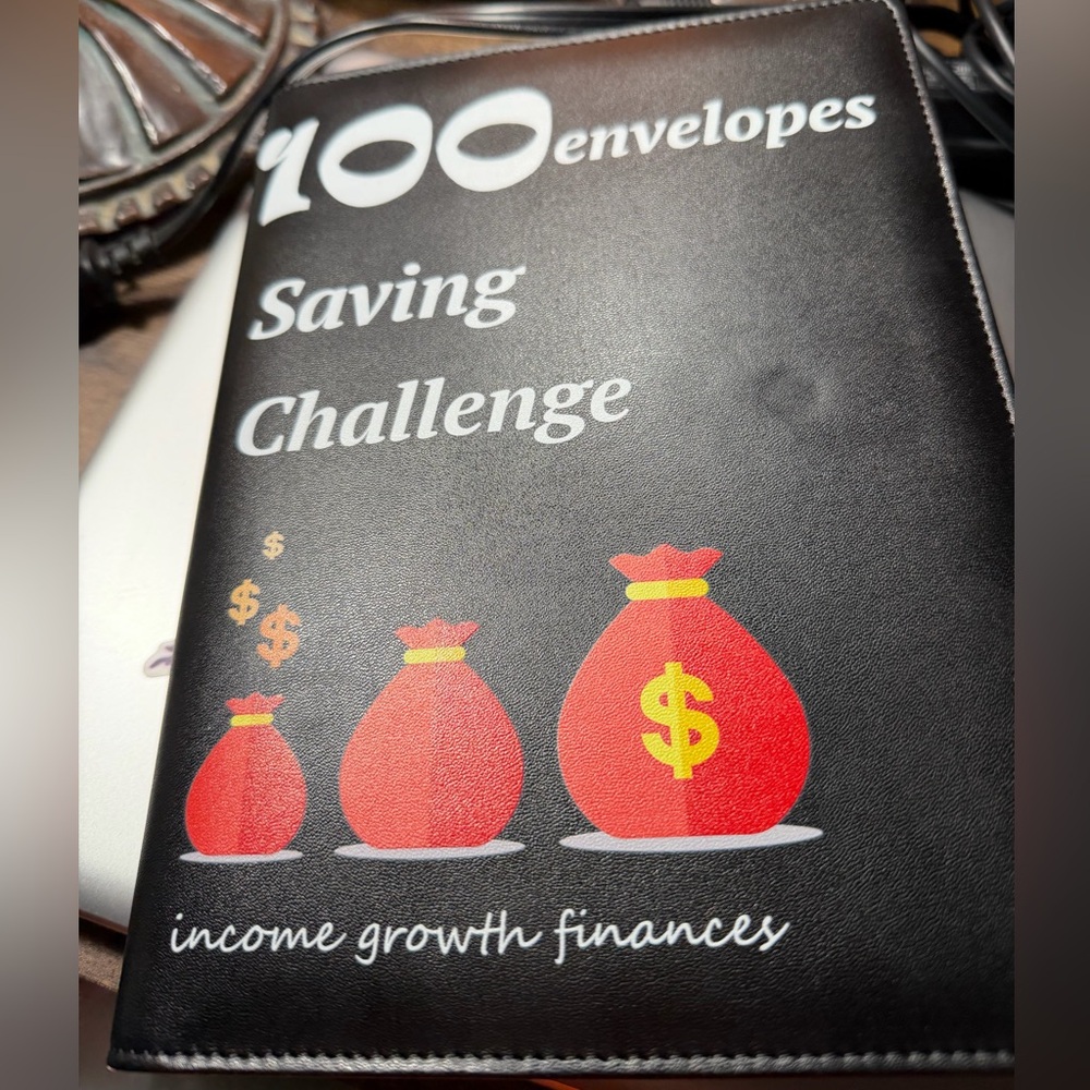 100 envelope saving challenge binder. Brand new